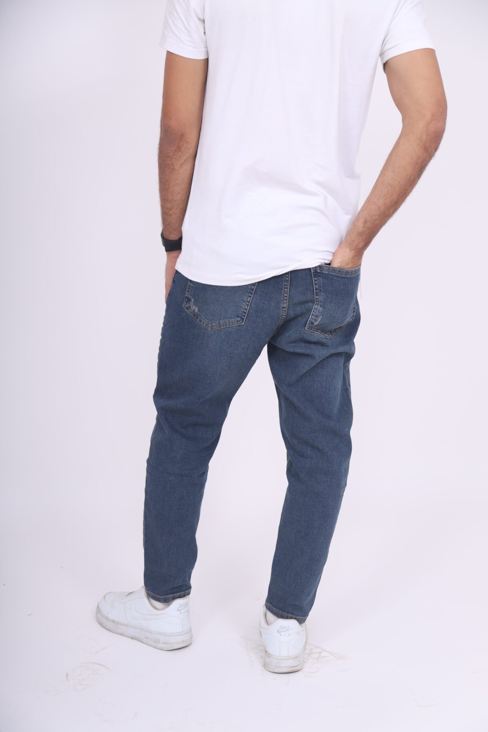 JEAN ASOS-BL BOY-FRIEND - BLEU