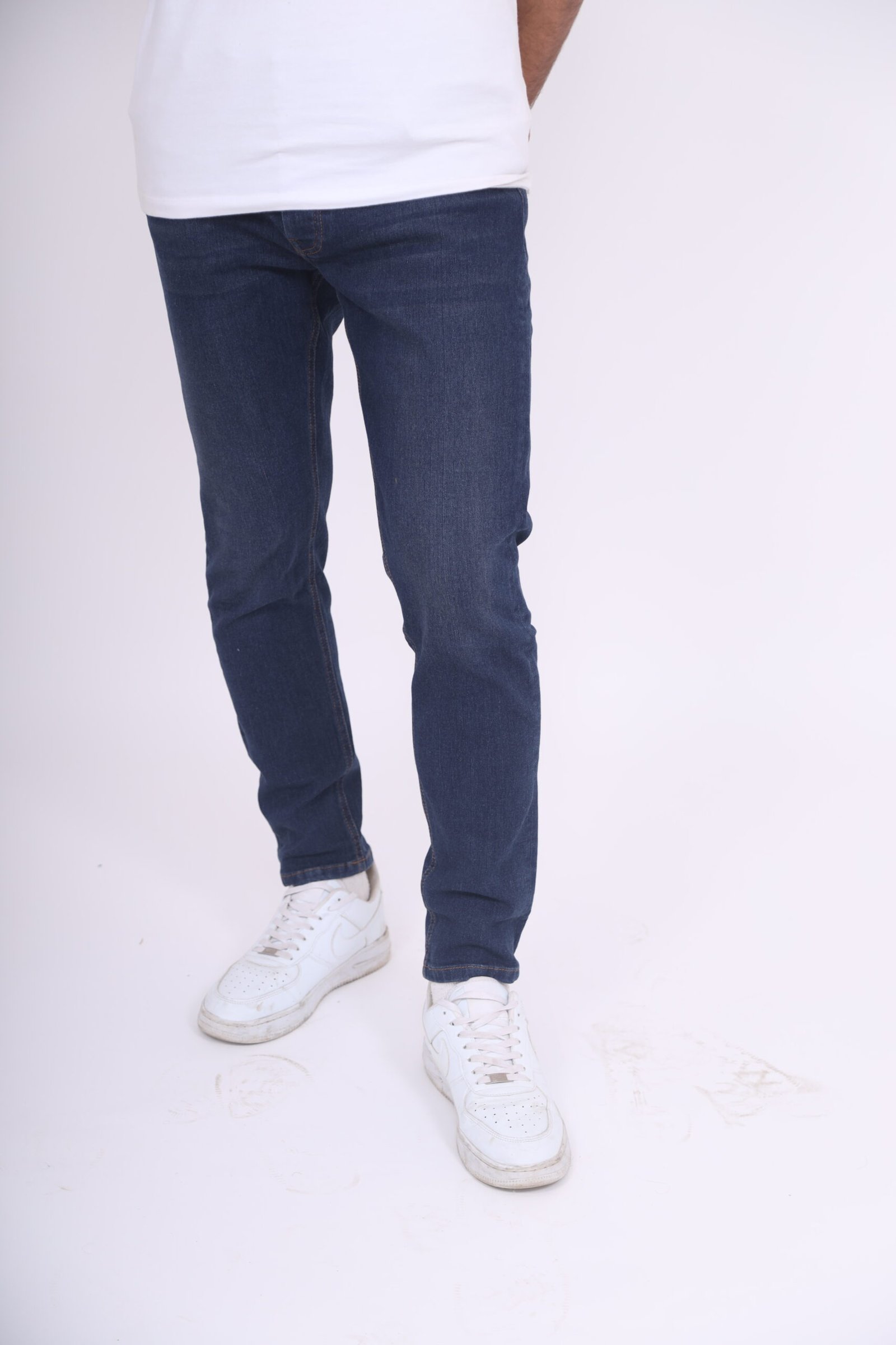 JEAN ASOS-BL BOY-FRIEND - BLEU