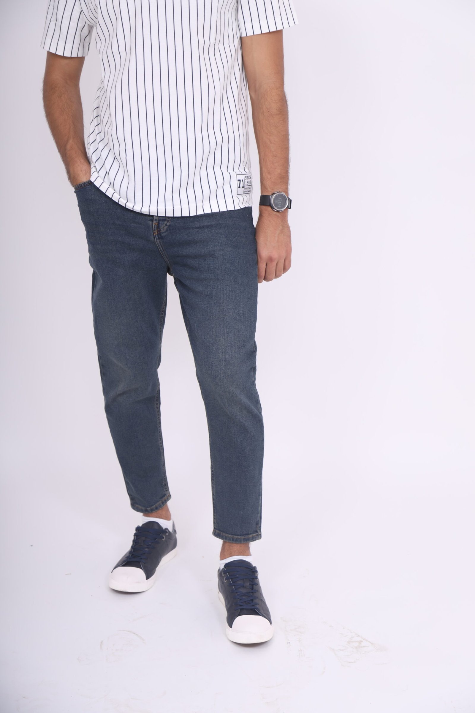 JEAN ASOS-BL BOY-FRIEND – BLEU