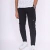 Pantalon de jogging Coupe cargo noir