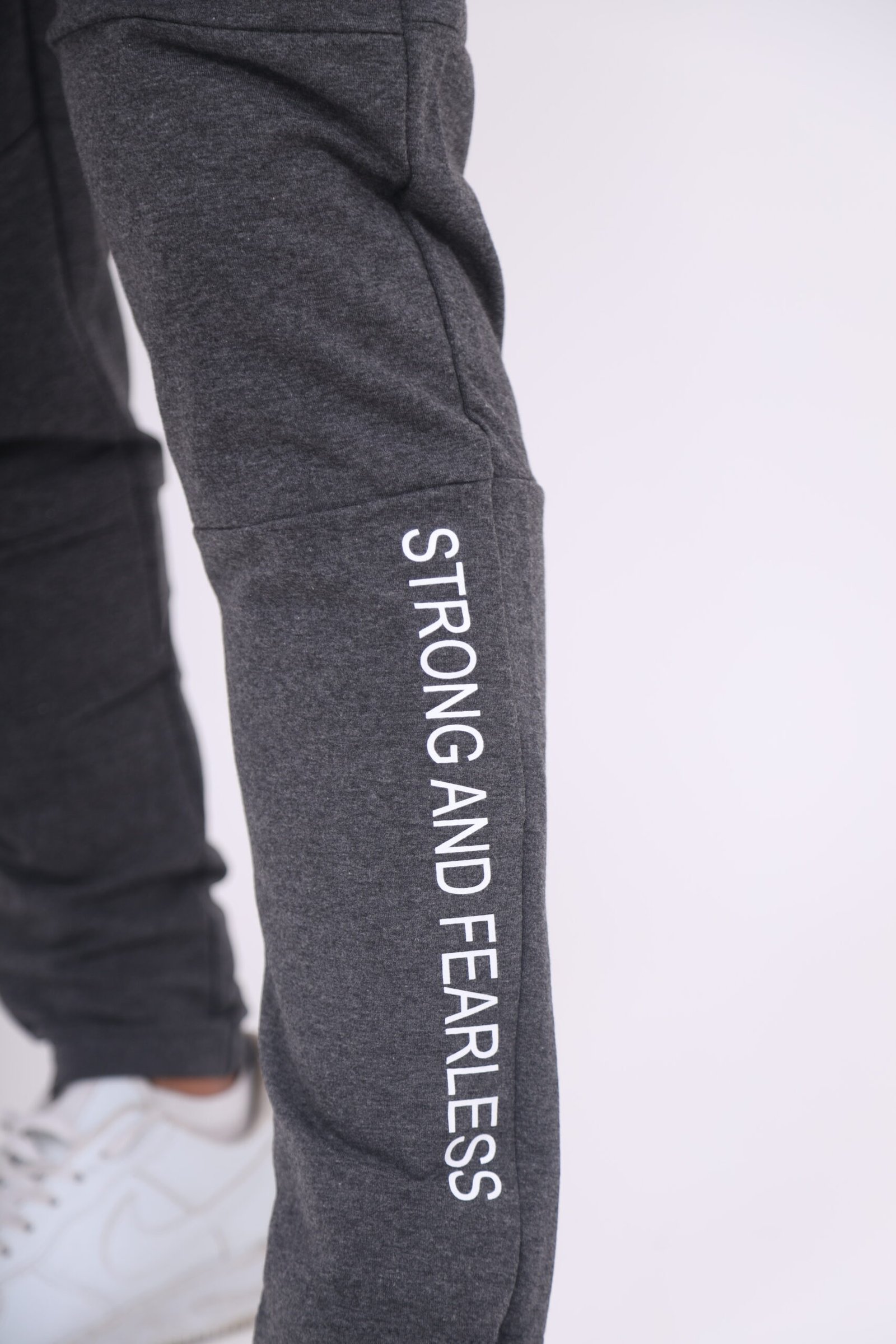 Jogging en molleton Gris