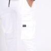 Pantalon de jogging Coupe cargo blanc