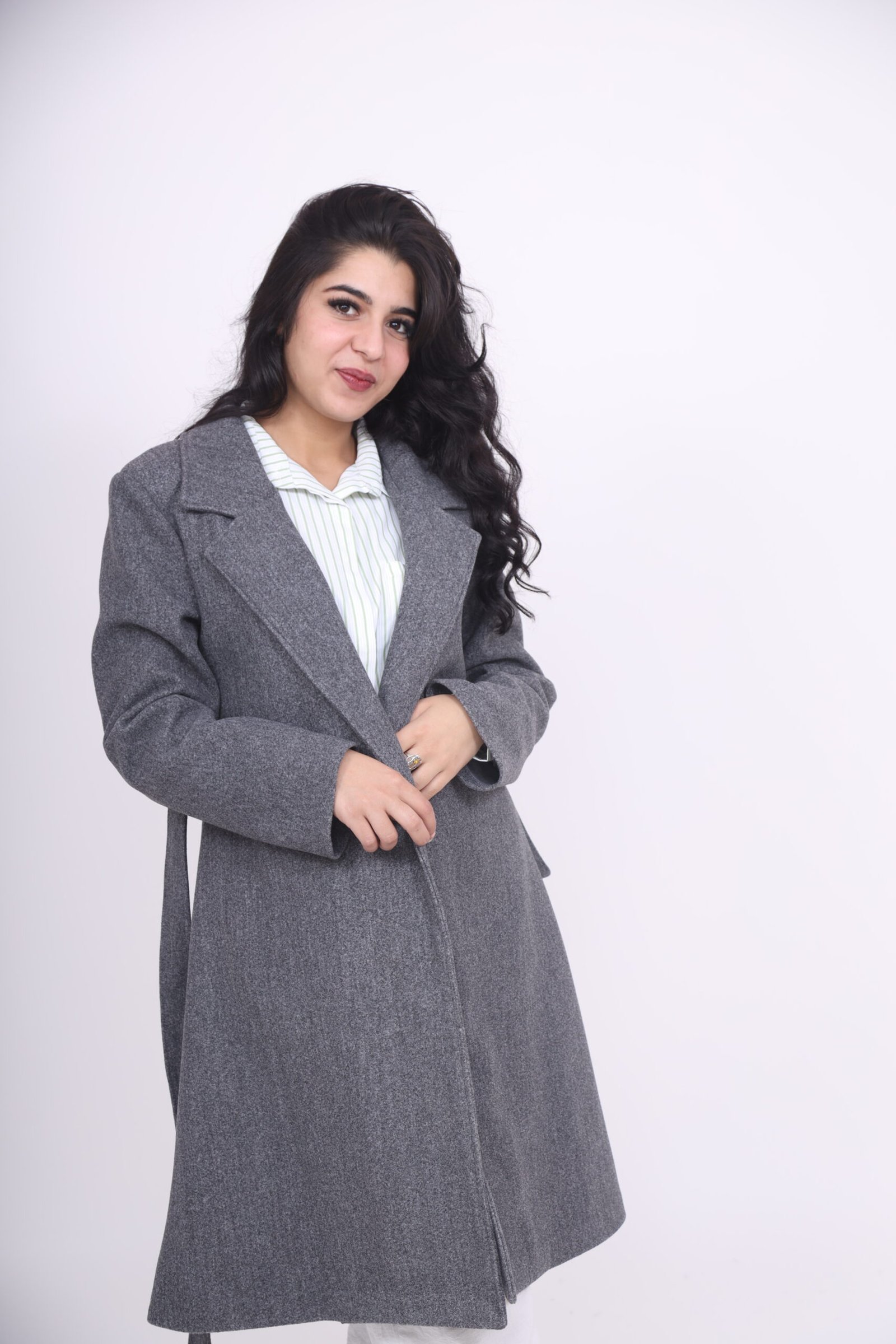 manteau gris