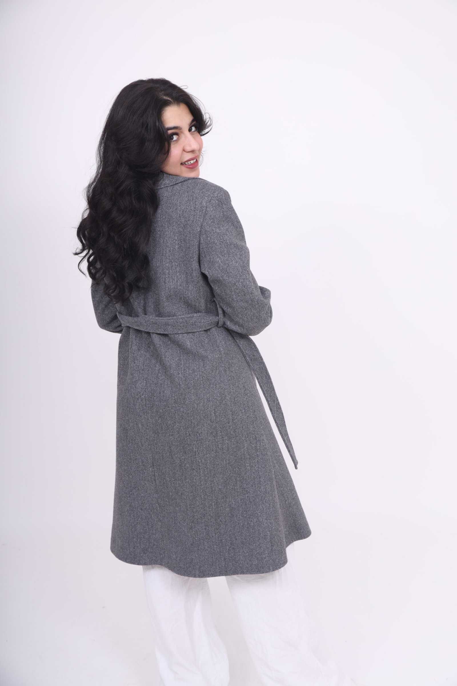manteau gris