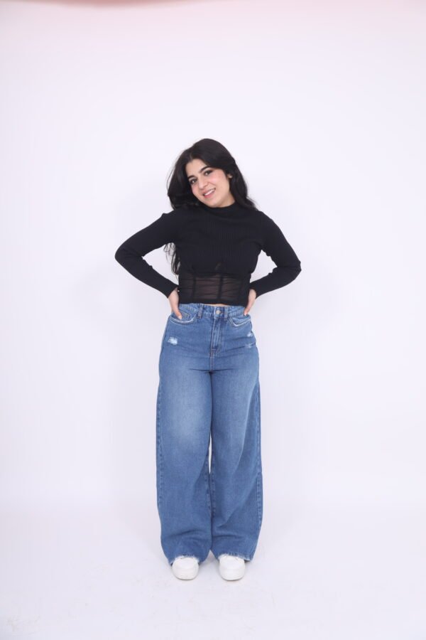 jean baggy femme